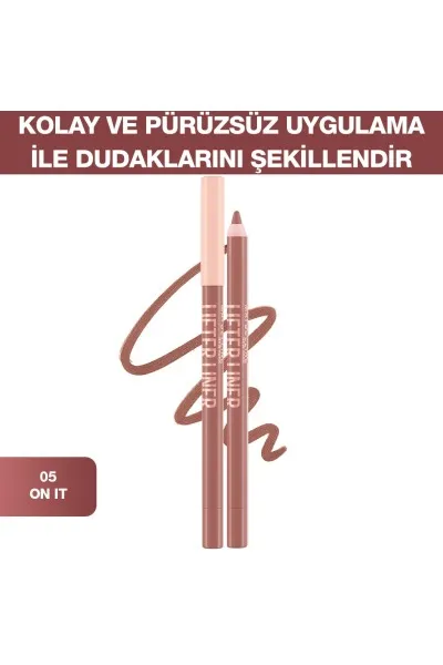  تصویر 1 : مداد لب لیفتر لاینر 05 On It  صورتی؛ طراحی دقیق و ماندگار Lifter Liner Lip Pencil 05 On It میبلین نیویورک Maybelline New York 