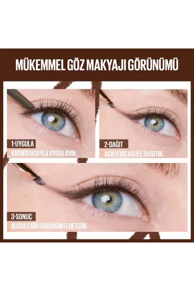  تصویر 4 : مداد چشم دو سر اسکالپتینگ استیکس 016 Black Blur  رنگ مشکی Sculpting Stix Dual Ended Eye Pencil 016 Black Blur میبلین نیویورک Maybelline New York 
