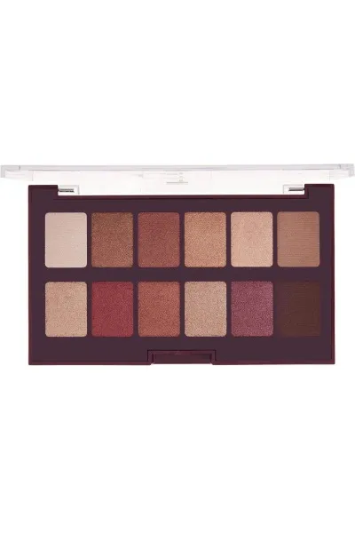  تصویر 1 : پالت سایه چشم The Burgundy Bar رنگ Multi شرابی با طیف‌های متنوع The Burgundy Bar Eyeshadow Palette Multi میبلین نیویورک Maybelline New York 