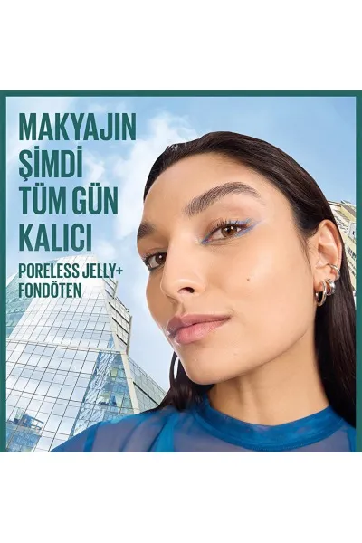  تصویر 5 : پرایمر ژلی پورلس جلی برای محو منافذ و داشتن آرایشی یکدست Poreless Jelly Pore Blurring Primer میبلین نیویورک Maybelline New York 