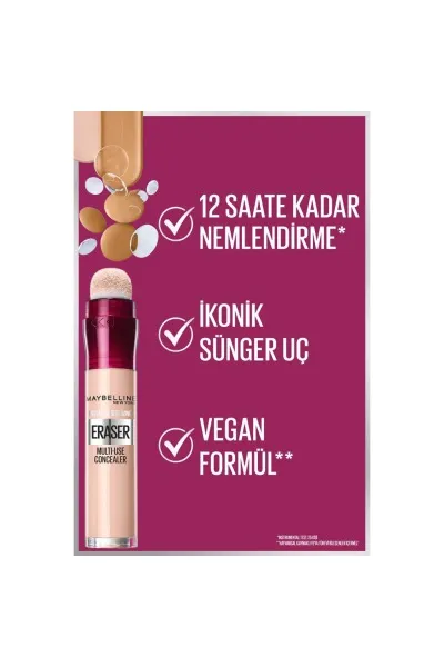  تصویر 10 : کانسیلر ایج ریوایند 06 Neutralizer رنگ بژ برای پوشش تیرگی دور چشم Instant Anti Age Eraser Concealer 06 Neutralizer میبلین نیویورک Maybelline New York 