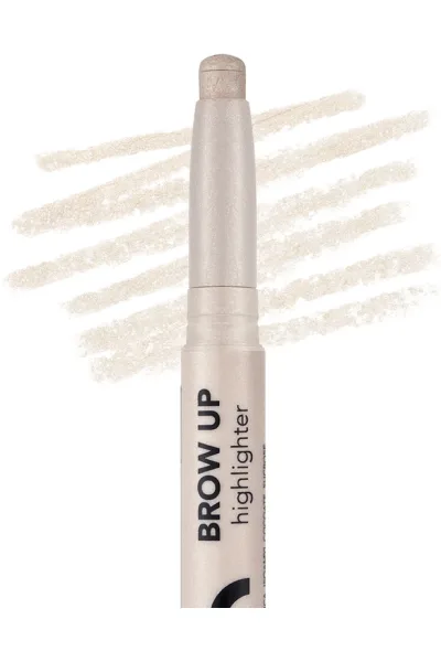  تصویر 2 : مداد روشن کننده زیر ابرو Diamond بژ با بافت نرم و درخشش چشمگیر Brow Up Soft Texture Intense Shimmer Lifting Brow Highlight Pencil 1 Diamond فلورمار Flormar 