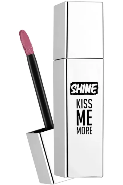  تصویر 1 : رژ لب مایع ماندگار با جلوه براق Long Story رنگ صورتی جذاب Shine Kiss Me More Long Lasting Shiny Finish Liquid Lipstick 8 Long Story فلورمار Flormar 