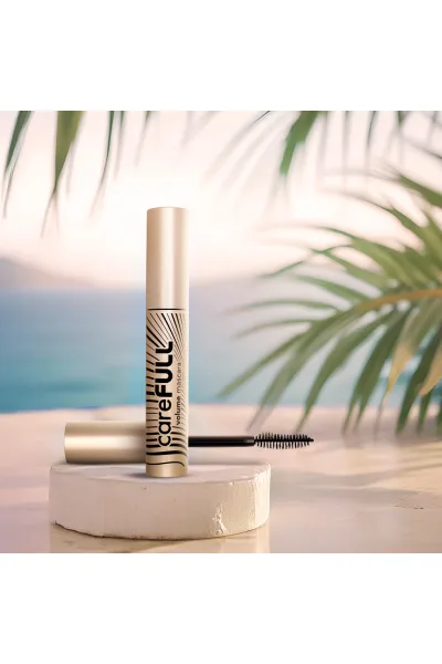  تصویر 5 : ریمل حجم‌دهنده پرپشت‌کننده و تقویت‌کننده مژه Black رنگ مشکی CareFull Volume Lash Strengthening Volumizing Mascara Black فلورمار Flormar 