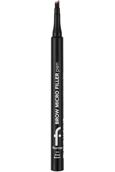 خرید و قیمت مداد ابرو شانه‌دار با فینیش طبیعی Deep Brown قهوه‌ای تیره Flormar فلورمار اصل