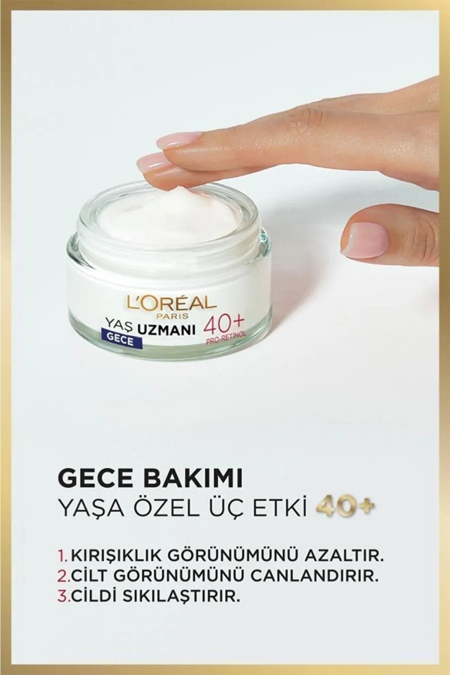 نحوه استفاده از کرم شب ضد چروک رتینول +40 لورال پاریس L'Oreal Paris در روتین مراقبت شبانه نحوه استفاده از کرم شب ضد چروک رتینول +40 لورال پاریس L'Oreal Paris در روتین مراقبت شبانه