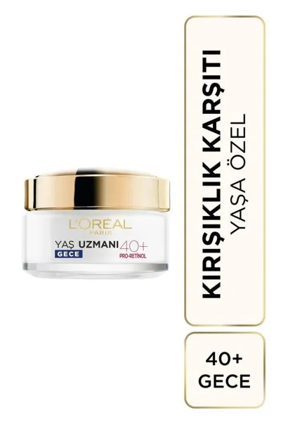 خرید و قیمت کرم شب ضد چروک رتینول +40 L'Oreal Paris  لورال پاریس اصل