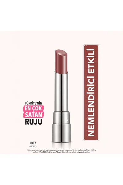  تصویر 1 : رژ لب مرطوب‌کننده نیمه‌شفاف Pinky Nude رنگ نود صورتی با جلوه طبیعی Sheer Up Moisturizing Semi Transparent Lipstick 3 Pinky Nude فلورمار Flormar 