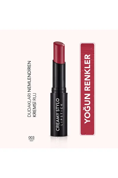  تصویر 1 : رژ لب استیکی کرمی و مرطوب‌کننده Creamy Stylo رنگ Rosy صورتی Creamy Stylo Moisturizing Lipstick 3 Rosy فلورمار Flormar 