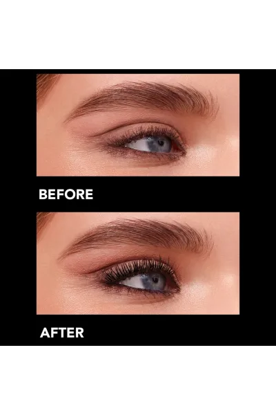  تصویر 3 : ریمل حجم‌دهنده و فرکننده مژه مشکی برای آرایش چشم حرفه‌ای Hero Volume Curl Mascara فلورمار Flormar 