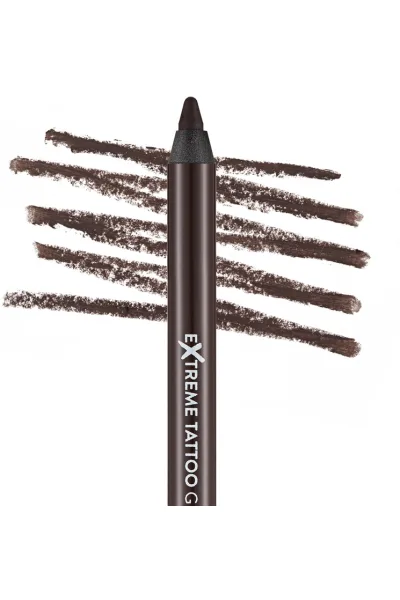  تصویر 1 : مداد چشم ژلی مات اکسترا ماندگار رنگ Walnut قهوه‌ای گردویی Extreme Tattoo Extra Long Lasting Matte Gel Eye Pencil 2 Walnut فلورمار Flormar 