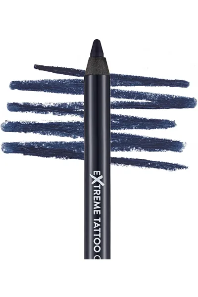  تصویر 1 : مداد چشم ژلی مات با ماندگاری طولانی و رنگ Intense Blue آبی Extreme Tattoo Extra Long Lasting Matte Gel Eye Pencil 4 Intense Blue فلورمار Flormar 