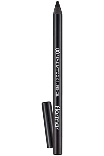  تصویر 1 : مداد چشم ژلی مات با ماندگاری بالا Onyx مشکی پررنگ و بادوام Extreme Tattoo Extra Long Lasting Matte Gel Eye Pencil 6 Onyx فلورمار Flormar 