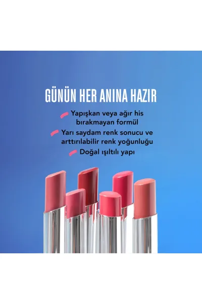  تصویر 5 : رژ لب نیمه‌شفاف مرطوب‌کننده Enchanted Kiss رنگ صورتی طبیعی Sheer Up Moisturizing Semi Transparent Lipstick 18 Enchanted Kiss فلورمار Flormar 