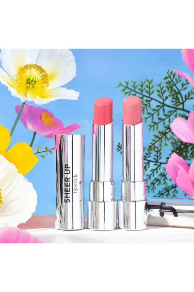 تصویر 8 : رژ لب نیمه‌شفاف مرطوب‌کننده Enchanted Kiss رنگ صورتی طبیعی Sheer Up Moisturizing Semi Transparent Lipstick 18 Enchanted Kiss فلورمار Flormar 