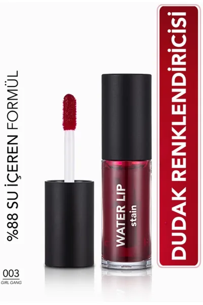  تصویر 1 : تینت لب Water Lip Stain رنگ Girl Gang؛ شرابی سبک و ماندگار Water Lip Stain 3 Girl Gang فلورمار Flormar 