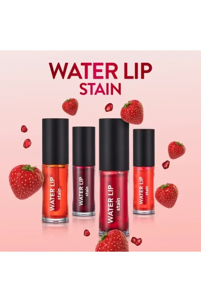  تصویر 4 : تینت لب مایع Water Lip Stain رنگ Orange Juice نارنجی ماندگار Water Lip Stain 4 Orange Juice فلورمار Flormar 
