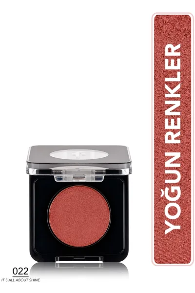  تصویر 1 : سایه چشم تک‌رنگ صدفی با پیگمنت بالا It's All About Shine قرمز Mono Highly Pigmented Single Pearly Eyeshadow 22 It's All About Shine فلورمار Flormar 