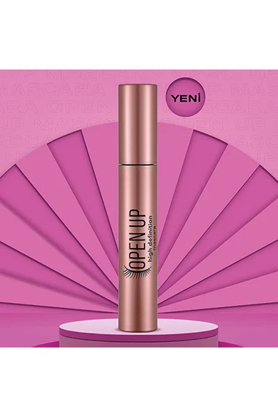  تصویر 5 : ریمل مشکی تفکیک‌کننده مژه با پوشش یکدست و ماندگاری بالا Open Up HD Lash Separating Mascara فلورمار Flormar 