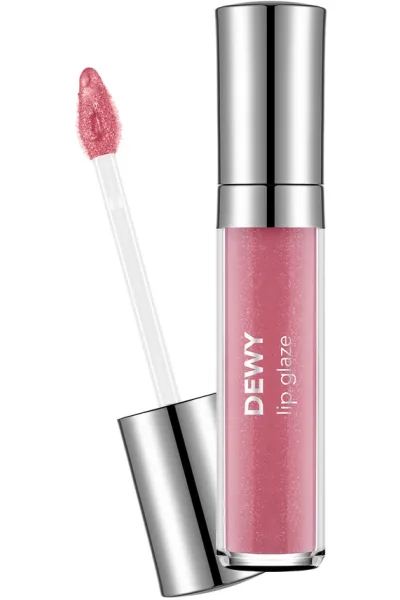  تصویر 1 : برق لب دِوی ۰۲۳ Vacation Time با رنگ صورتی درخشان و جلوه براق Dewy Lip Glaze Lip Gloss 23 Vacation Time فلورمار Flormar 