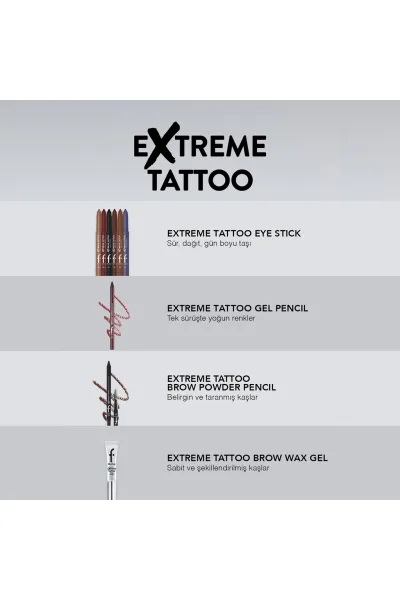  تصویر 7 : مداد چشم ژلی مات آسانسوری رنگ Mocha قهوه‌ای روشن ماندگار Extreme Tattoo Matte Lifting Gel Eye Pencil 4 Mocha فلورمار Flormar 