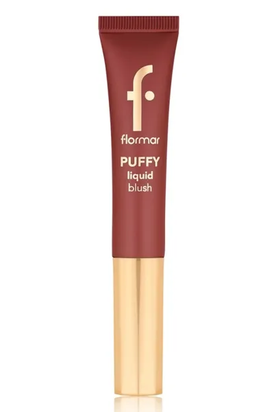 خرید و قیمت رژگونه مایع بافت پفکی رنگ Passion قهوه‌ای برای آرایش طبیعی و ماندگار Flormar فلورمار اصل