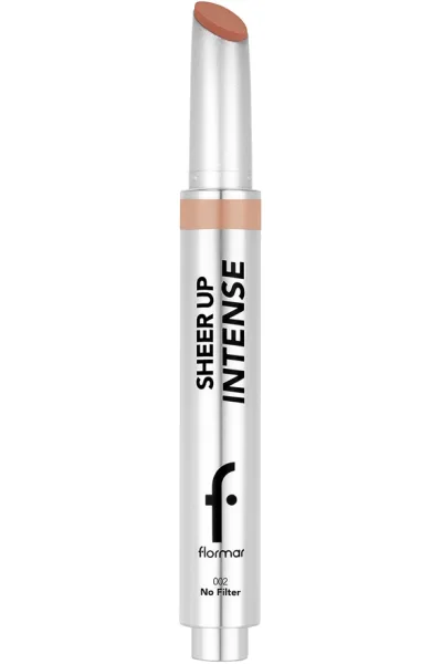  تصویر 1 : رژ لب ژله‌ای براق و کرمی No Filter رنگ هلویی با جلوه درخشان Sheer Up Intense Cream Texture Shiny Finish Jelly Lipstick 2 No Filter فلورمار Flormar 