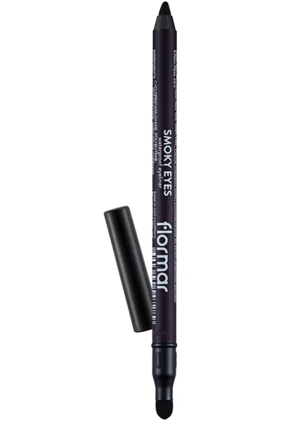  تصویر 2 : مداد چشم ضدآب مات Deep Purple (بنفش تیره) برای آرایش اسموکی Smoky Eyes Matte Finish Waterproof Eye Pencil 5 Deep Purple فلورمار Flormar 