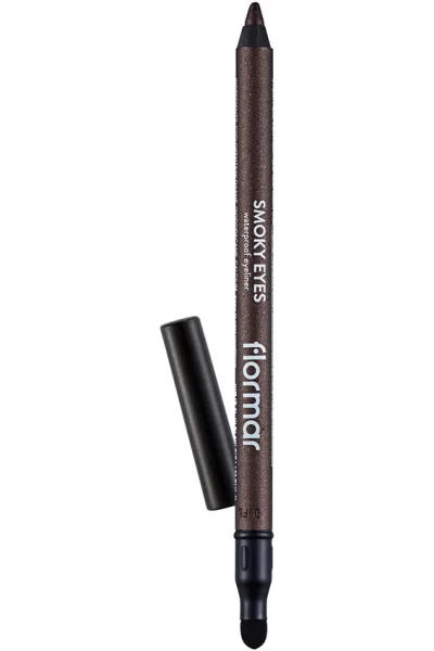  تصویر 1 : مداد چشم ضدآب با پایان مات Smoky Eyes رنگ Oustanding Bronz برنزی Smoky Eyes Matte Finish Waterproof Eye Pencil 6 Oustanding Bronz فلورمار Flormar 