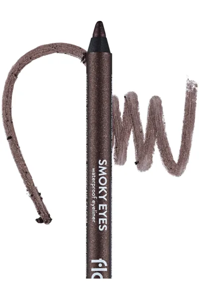  تصویر 2 : مداد چشم ضدآب با پایان مات Smoky Eyes رنگ Oustanding Bronz برنزی Smoky Eyes Matte Finish Waterproof Eye Pencil 6 Oustanding Bronz فلورمار Flormar 