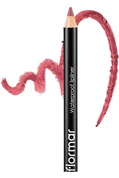  تصویر 3 : مداد لب مات ضدآب و پیگمنت بالا با رنگ Subdued Pink صورتی Waterproof Highly Pigmented Matte Lip Pencil 203 Subdued Pink فلورمار Flormar 