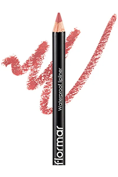  تصویر 3 : مداد لب مات و ضدآب ۲۲۹ Tender Cream صورتی با پیگمنت بالا Waterproof Highly Pigmented Matte Lip Pencil 229 Tender Cream فلورمار Flormar 