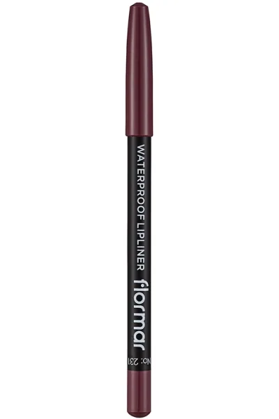  تصویر 2 : مداد لب مات ضدآب با رنگدانه قوی 231 Berry Stain رنگ شرابی Waterproof Highly Pigmented Matte Lip Pencil 231 Berry Stain فلورمار Flormar 