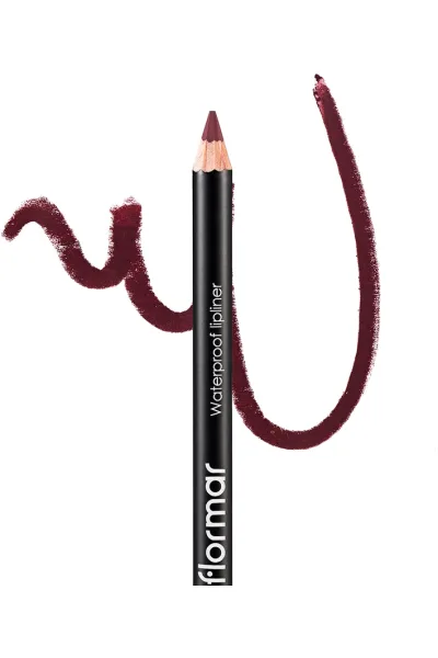  تصویر 3 : مداد لب مات ضدآب با رنگدانه قوی 231 Berry Stain رنگ شرابی Waterproof Highly Pigmented Matte Lip Pencil 231 Berry Stain فلورمار Flormar 