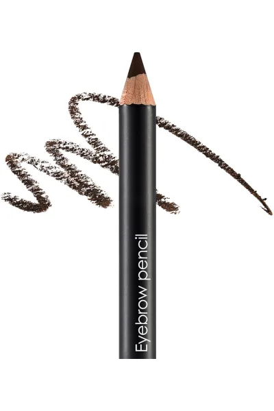  تصویر 2 : مداد ابرو نوک نرم و برس پخش‌کننده 405 Bitter Brown قهوه‌ای Soft Tip Blending Brush Brow Pencil 405 Bitter Brown فلورمار Flormar 