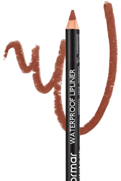  تصویر 2 : مداد لب مات و ضدآب Hot Cocoa رنگ قهوه‌ای کاکائویی با پیگمنت بالا Waterproof Highly Pigmented Matte Lip Pencil 243 Hot Cocoa فلورمار Flormar 