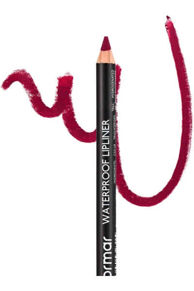  تصویر 2 : خط لب مات ضدآب و پیگمنت بالا Sour Cherry رنگ گیلاسی برای لب Waterproof Highly Pigmented Matte Lip Pencil 241 Sour Cherry فلورمار Flormar 