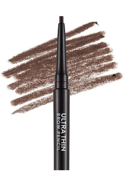  تصویر 2 : مداد ابرو نوک‌مویی و برس‌دار Ultra Thin رنگ Light Brown قهوه‌ای روشن Ultra Thin Fine Tip Bristle Brush Brow Pencil 2 Light Brown فلورمار Flormar 