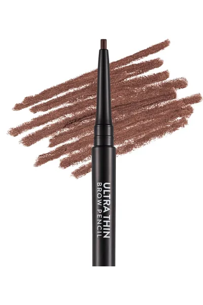  تصویر 2 : مداد ابرو نوک بسیار ظریف و برس‌دار Brown رنگ قهوه‌ای برای فرم‌دهی Ultra Thin Fine Tip Bristle Brush Brow Pencil 3 Brown فلورمار Flormar 