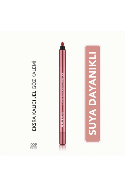  تصویر 1 : مداد چشم ژلی اکستریم براق با ماندگاری بالا Pink Star صورتی Extreme Tattoo Extra Long Lasting Shimmer Gel Eye Pencil 9 Pink Star فلورمار Flormar 