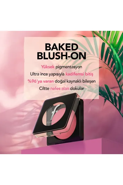  تصویر 2 : رژگونه پودری پخته Peachy Bronze هلویی برنزی با جلوه طبیعی Baked Blush On Blush 50 Peachy Bronze فلورمار Flormar 
