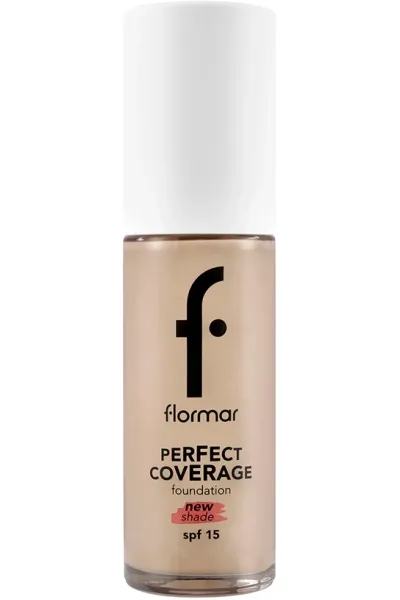 خرید و قیمت کرم پودر با پوشش کامل و ماندگاری بالا SPF15 رنگ Warm Nude نود گرم Flormar فلورمار اصل