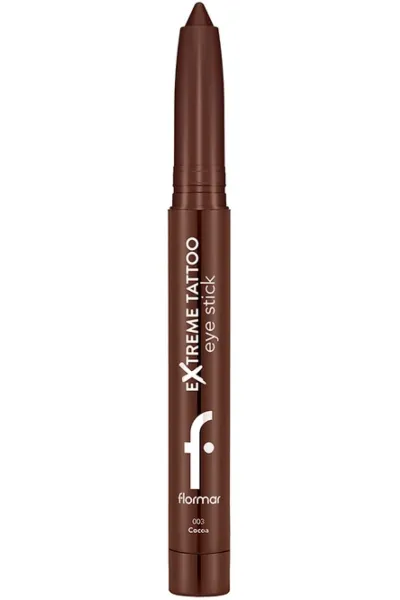 خرید و قیمت مداد چشم ژلی مات Cocoa کاکائویی با ماندگاری بالا و آسانسوری Flormar فلورمار اصل