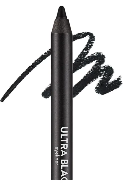  تصویر 2 : مداد چشم مات با نوک نرم و پیگمنت بالا Jet Black مشکی خالص Ultra Highly Pigmented Soft Tip Matte Eye Pencil Jet Black 1 Jet Black فلورمار Flormar 