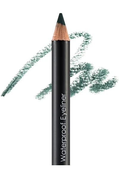  تصویر 2 : مداد چشم مات ضدآب با پیگمنت بالا Cobalt Green سبز شماره ۱۰۴ Waterproof Highly Pigmented Matte Eye Pencil 104 Cobalt Green فلورمار Flormar 