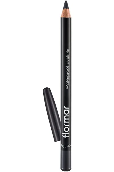 خرید و قیمت مداد چشم مات و ضدآب با پیگمنت بالا رنگ Smoky Grey خاکستری دودی Flormar فلورمار اصل