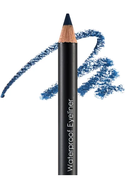  تصویر 2 : مداد چشم مات ضدآب و پررنگ Navy Blue سرمه‌ای آبی با ماندگاری بالا Waterproof Highly Pigmented Matte Eye Pencil 103 Navy Blue فلورمار Flormar 