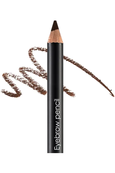  تصویر 2 : مداد ابرو نوک نرم Brown قهوه‌ای با برس پخش‌کننده و محوکننده Soft Tip Blending Brush Brow Pencil 402 Brown فلورمار Flormar 