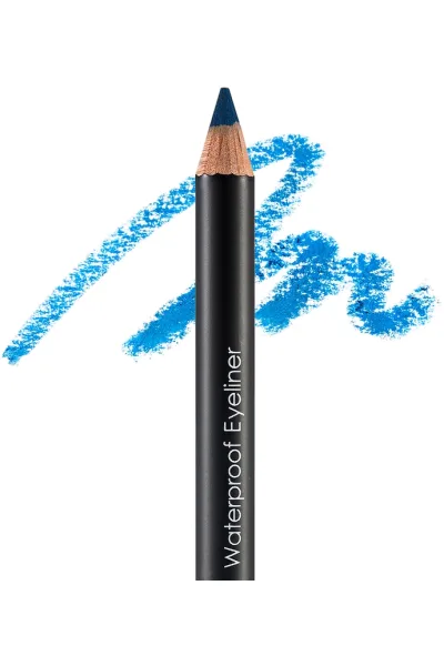  تصویر 2 : مداد چشم مات ضدآب با پیگمنت بالا Blue Sky رنگ آبی آسمانی Waterproof Highly Pigmented Matte Eye Pencil 114 Blue Sky فلورمار Flormar 