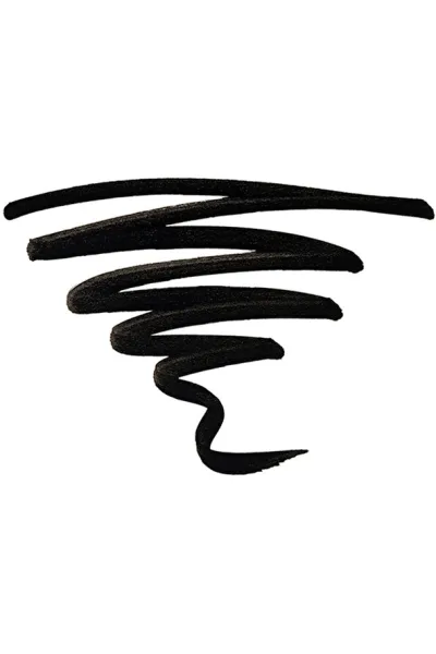  تصویر 2 : خط چشم ماژیکی مات نوک نمدی با پیگمنت بالا Black مشکی پررنگ Highly Pigmented Felt Tip Matte Eyeliner 1 Black فلورمار Flormar 
